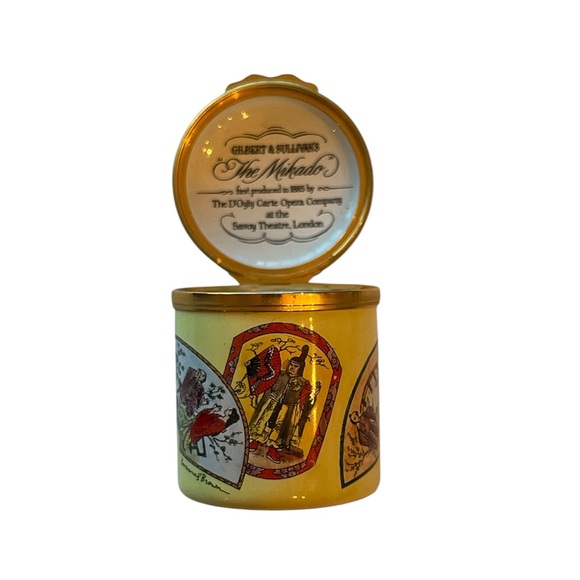 Halcyon Days Enamel Box- The Mikado - Picture 4 of 13